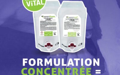 Vital Concept lance Serenfoam et Serensaf’, deux solutions concentrées pour l’hygiène des mamelles avant-traite